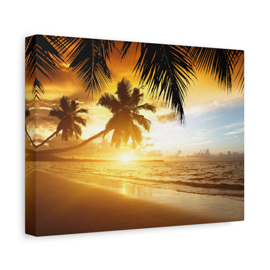 Stretched Canvas, Paradise Sunset